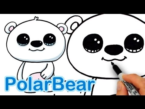 480x360 How To Draw A Polar Bear Cute And Easy