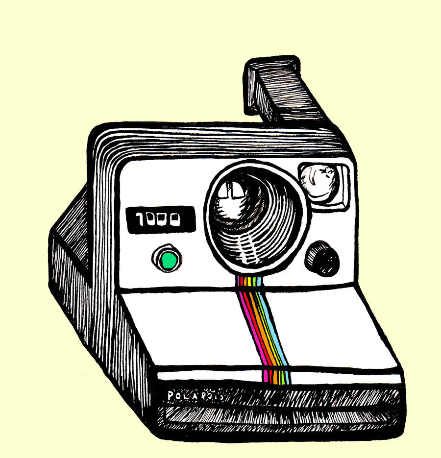 Polaroid Camera Drawing at GetDrawings | Free download