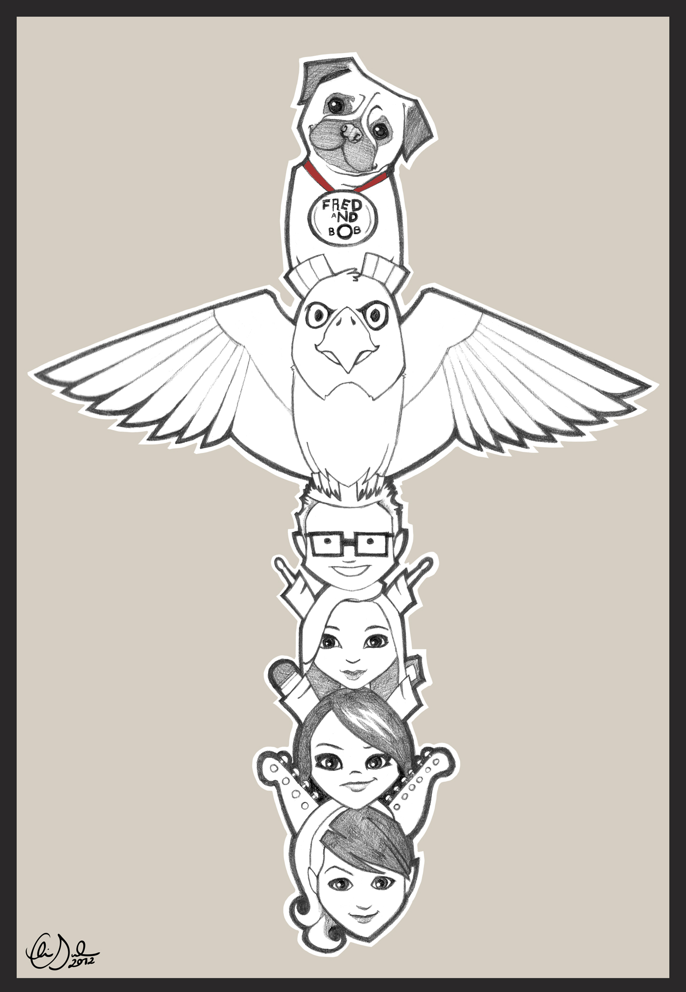 1384x2000 Totem Pole Elaine Snowden's Blog