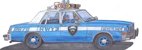 500x178 A Drawing Of A Police Car