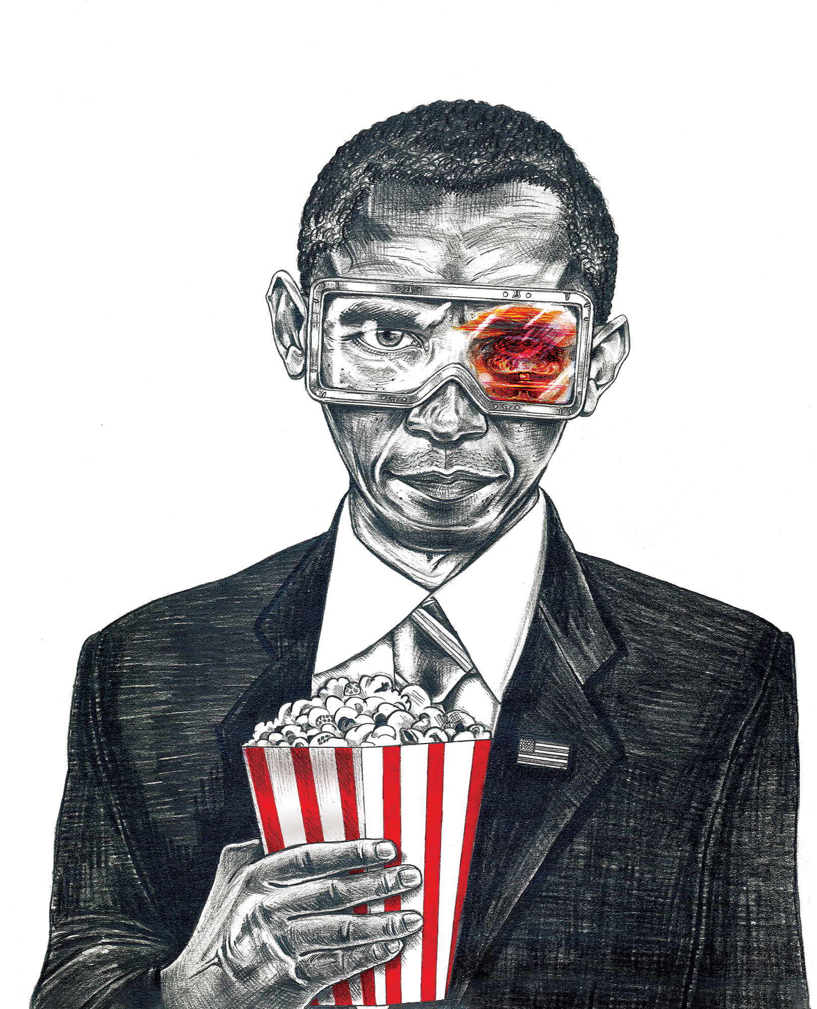 1619x2000 Political Drawing (Obama) Art + Illustration + Design