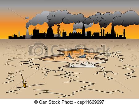 450x338 A Place Where Factories Cause Environmental Pollution And A Eps
