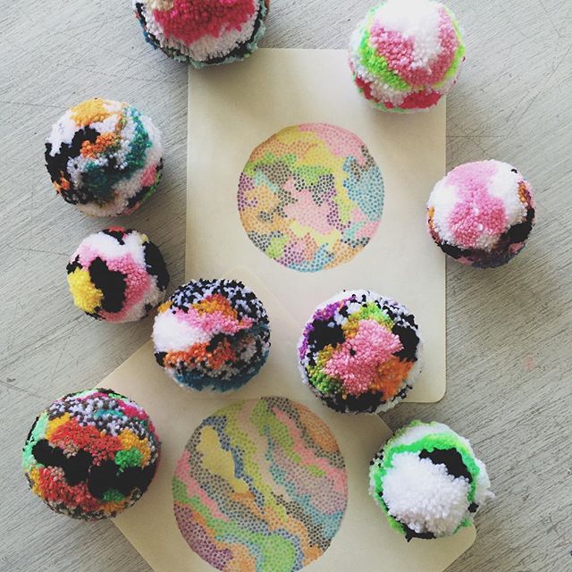 640x640 Making Poms Drawing Poms . Pom Poms Pom Poms
