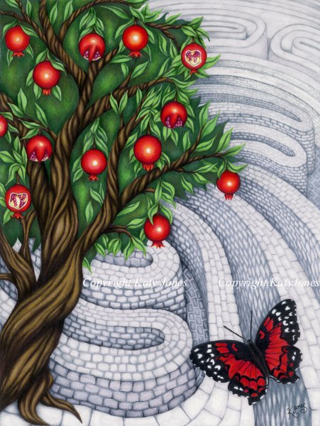 451x600 Pomegranate Tree By Flyttamouse