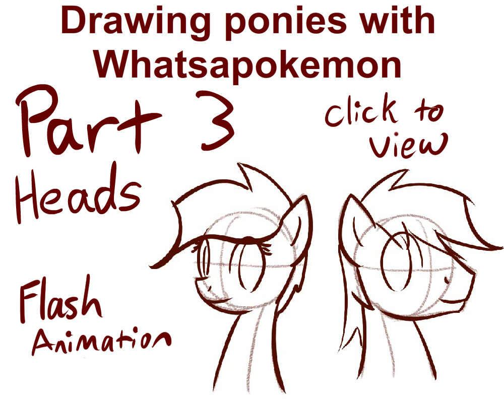 1000x798 Drawing Ponies With Whatsapokemon, Heads By Whatsapokemon