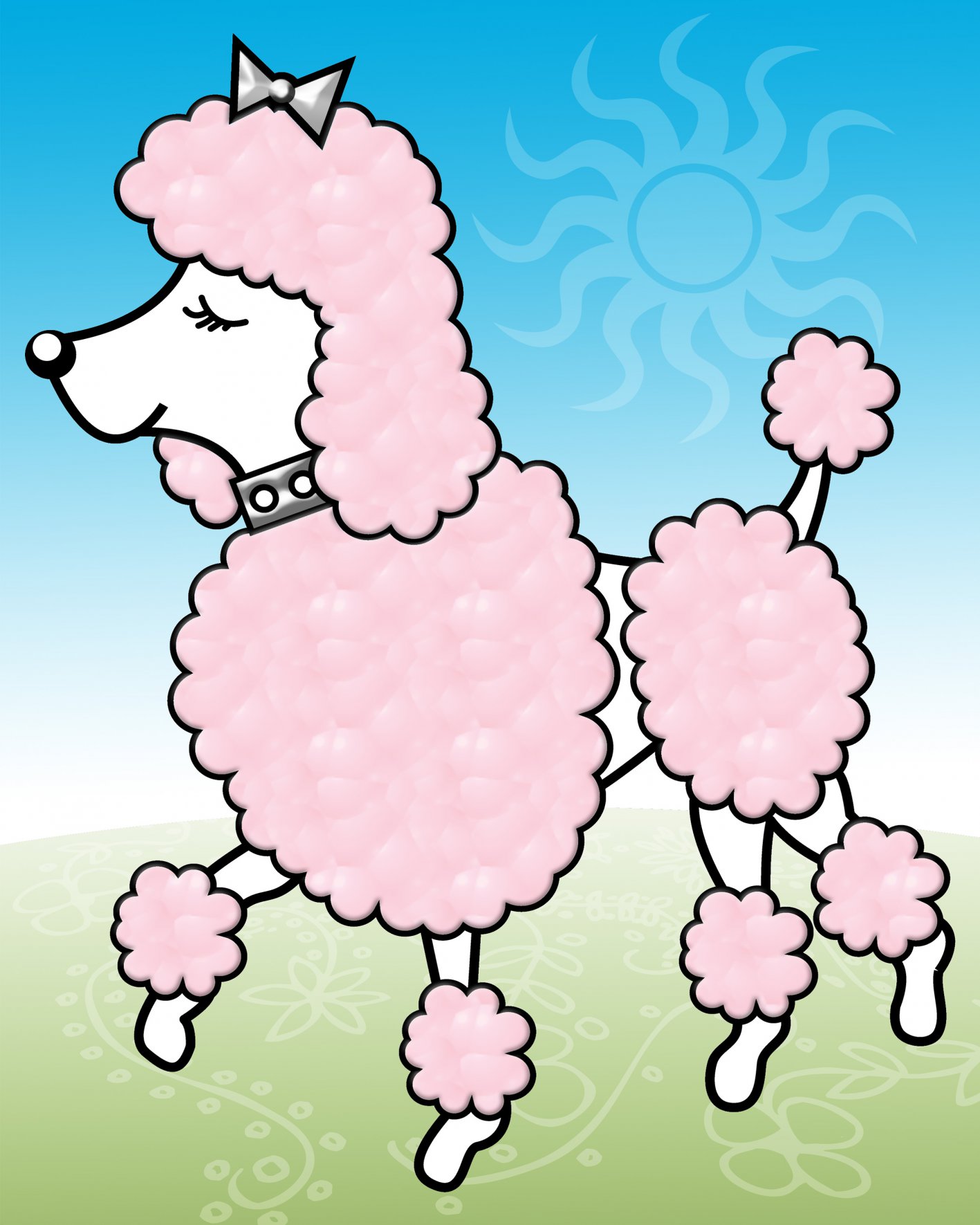 1417x1771 Free Cartoon Poodles