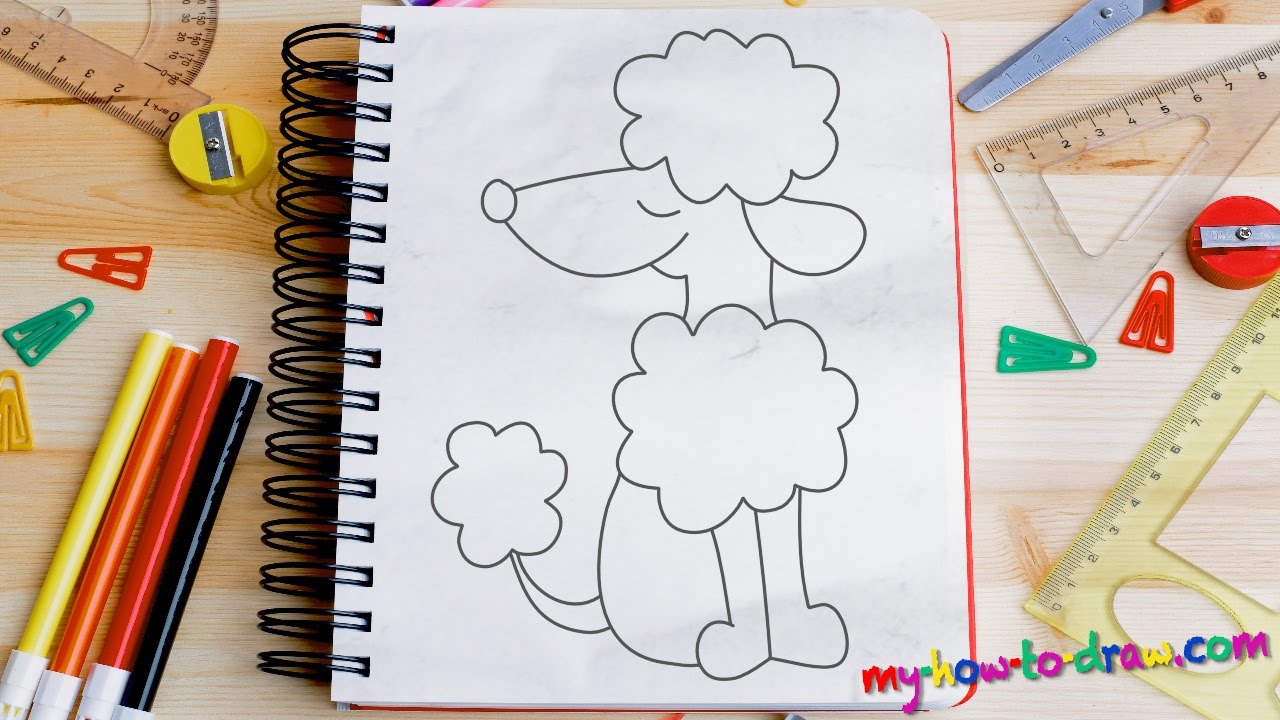 1280x720 How To Draw A Poodle