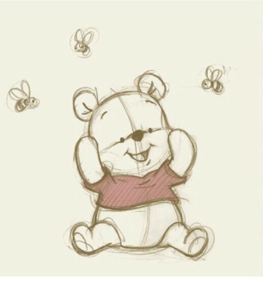 519x559 Winnie The Pooh Drawings. Drawings, Sketches