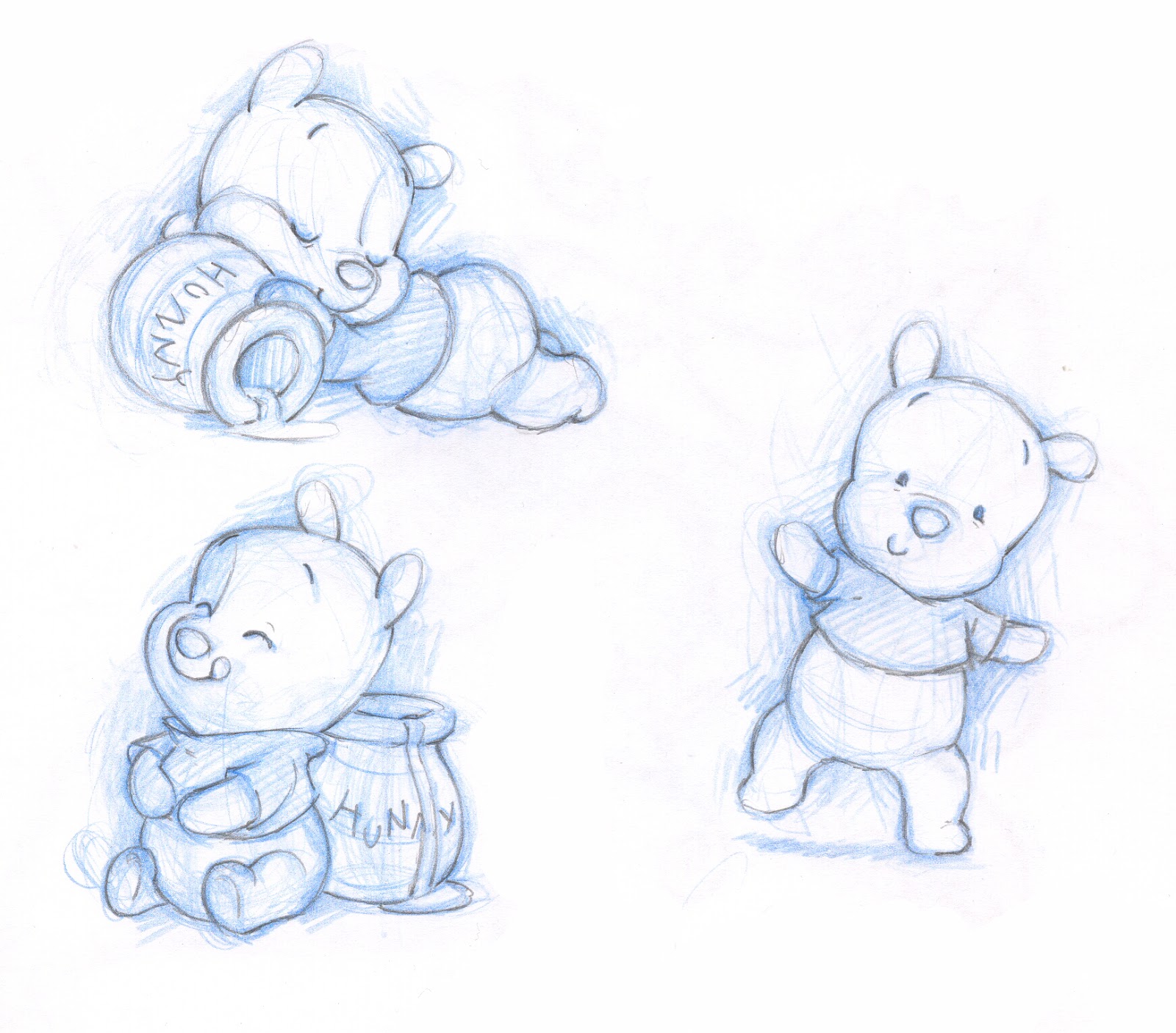1600x1406 Winnie The Pooh Cute Sketch Just Because You Have A Fast Pass