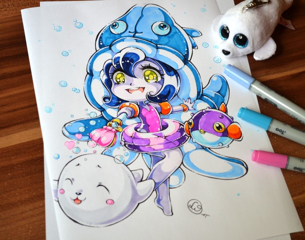 1000x788 Chibi Pool Party Lulu By Lighane On Cute Chibis