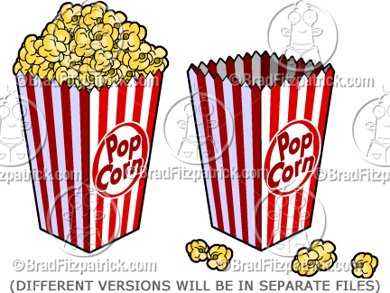 432x324 Cartoon Popcorn Clipart Popcorn And Cartoon