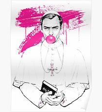 210x230 Pope Drawing Posters Redbubble