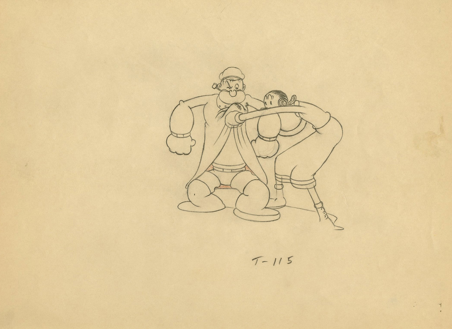1500x1092 Popeye Production Drawing