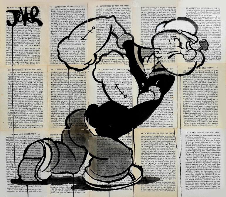 770x672 Saatchi Art Popeye Drawing By Loui Jover