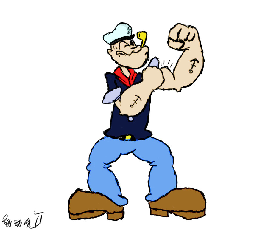 900x805 Popeye The Sailor Man By Shawnguku