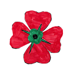 250x250 Remembrance Day Poppy