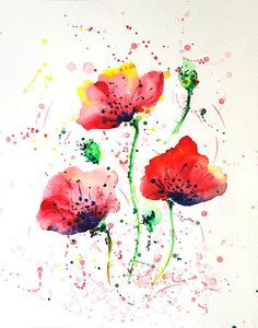 236x300 Poppy Drawing Template