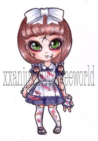 320x463 Paigeeworld Oc Aurora As A Creepy Porcelain Doll. Outfit Inspired