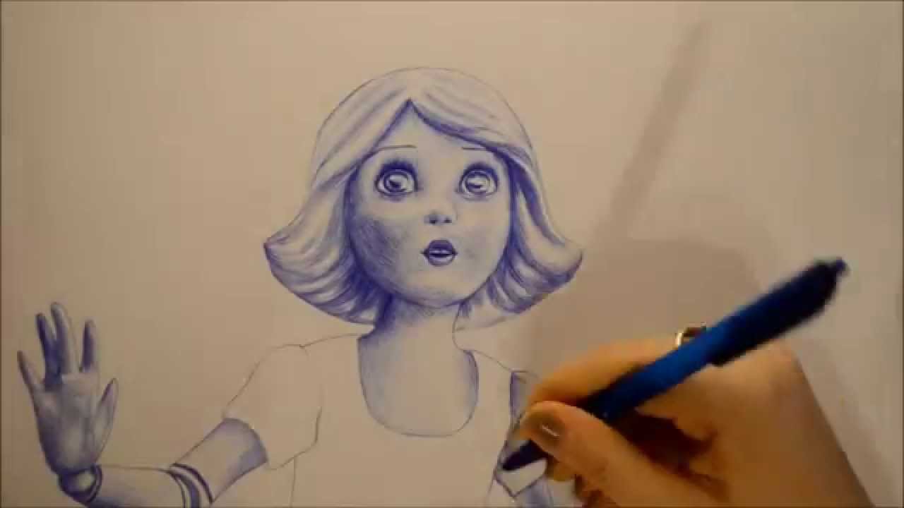 1280x720 Porcelain Doll From Oz The Great And Powerful Drawing