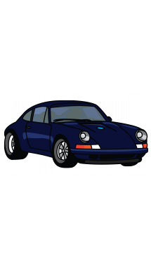 215x382 How To Draw Porsche 911 Classic, A Car, Easy Step By Step Drawing
