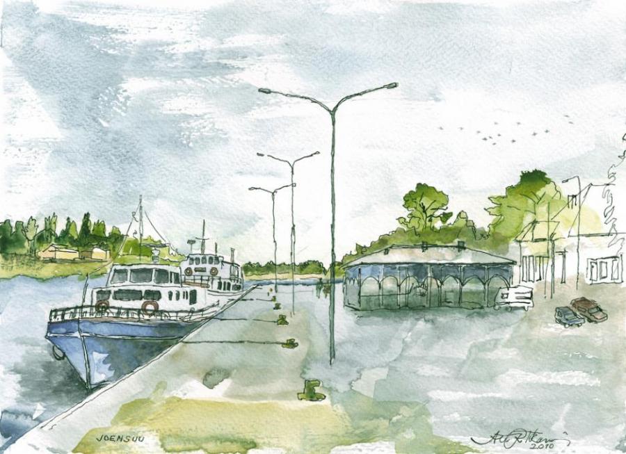 900x653 The Port. My Country. Drawings. Pictures. Drawings Ideas For Kids