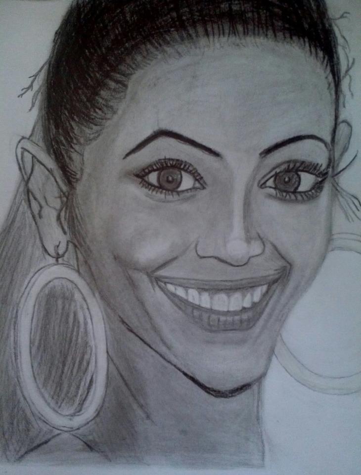 730x960 My Beyonce Portrait Drawing By Chadwaynerichards