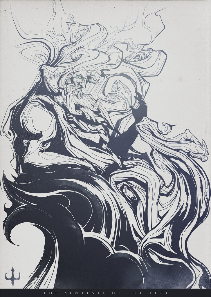 727x1024 The World's Best Photos Of Drawing And Poseidon