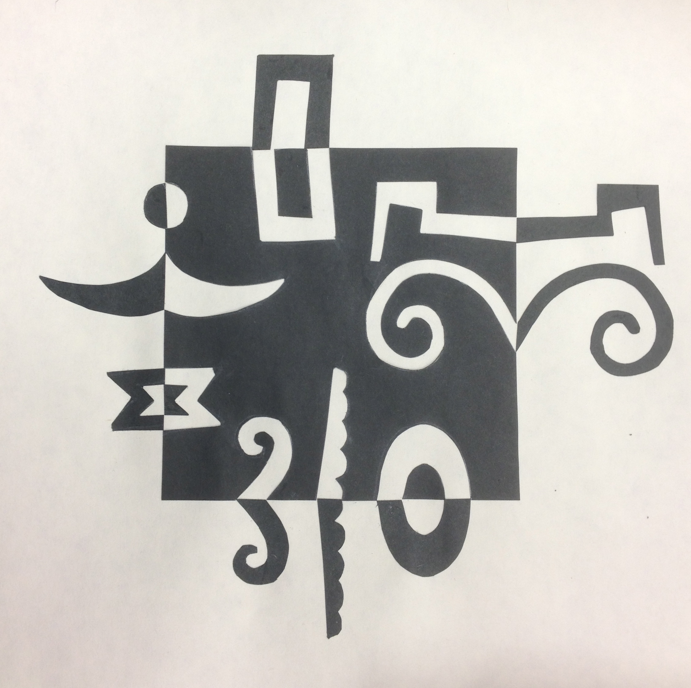 2257x2246 Positive And Negative Space Expanding The Square Mixed Media