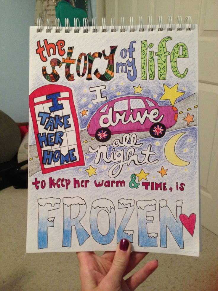 736x981 Cute One Direction Poster Ideas My Lyric Drawing Of Story Of My
