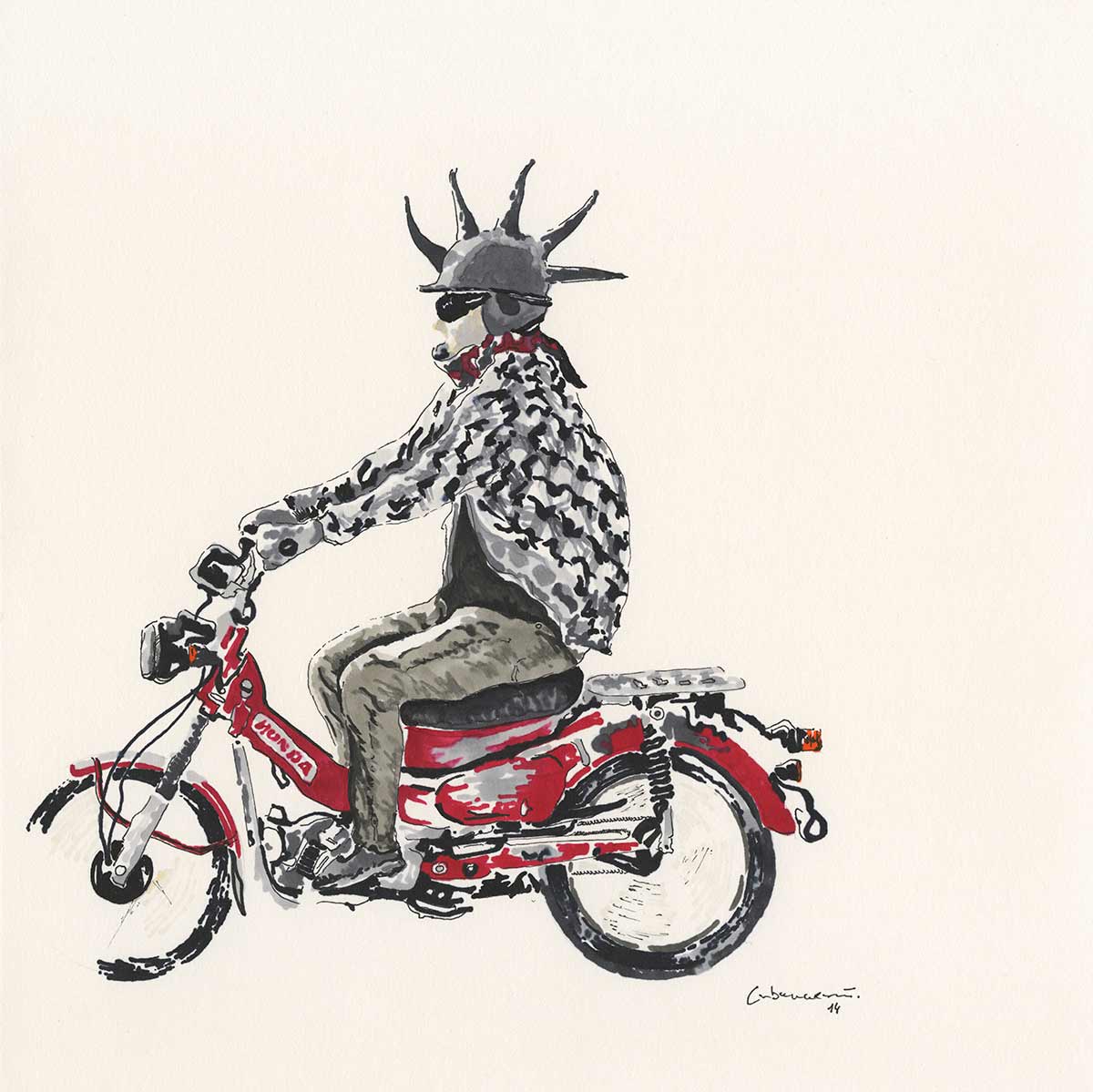 1200x1199 Postman Drawing Kreislerart