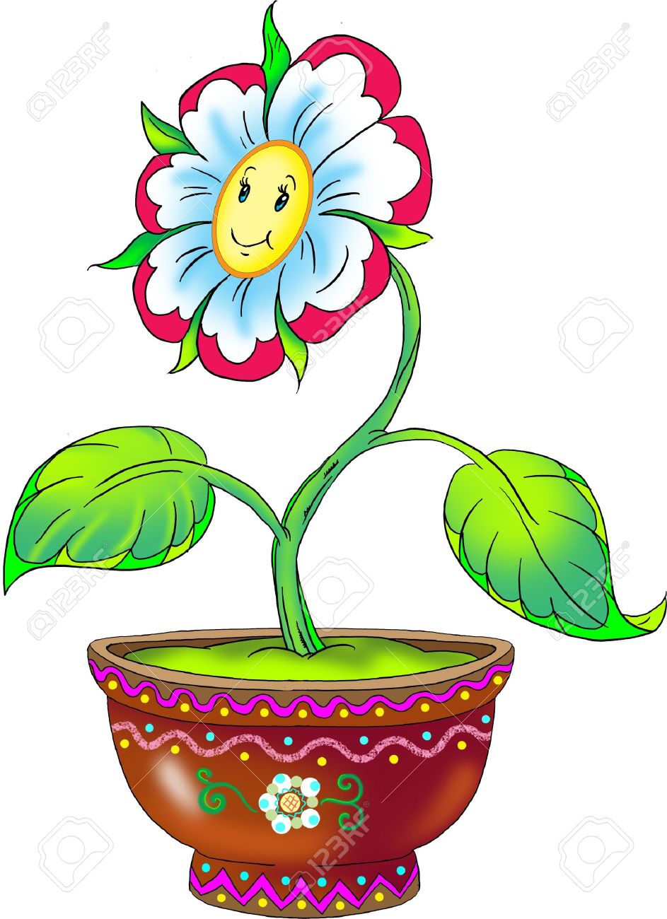 943x1300 Pictures Drawing Images Of Flower Pot,