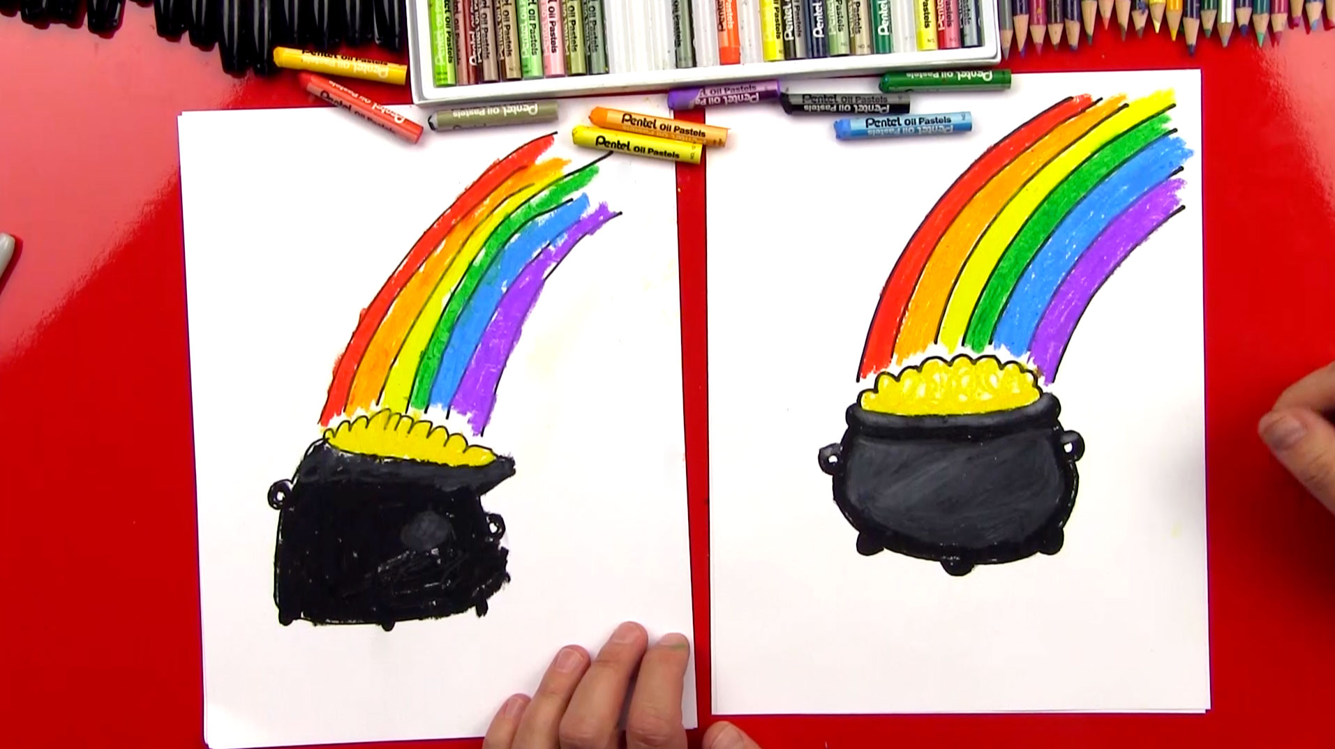 1913x1074 How To Draw A Pot Of Gold