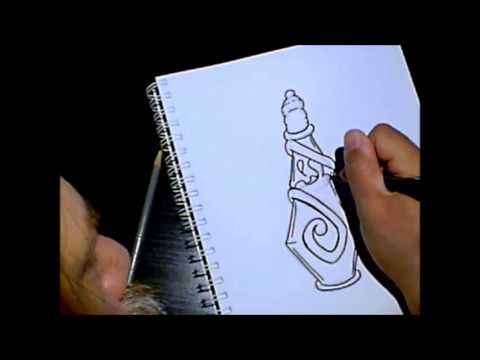 480x360 Speed Drawing 3 Potion Bottle