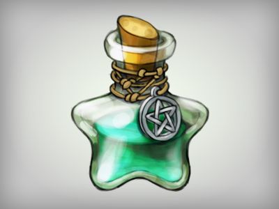 400x300 Potion Bottle Drawing