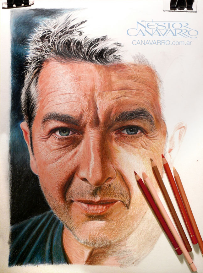 646x869 Potrait Color Pencil Drawing By Nestorcanavarro Image Preview