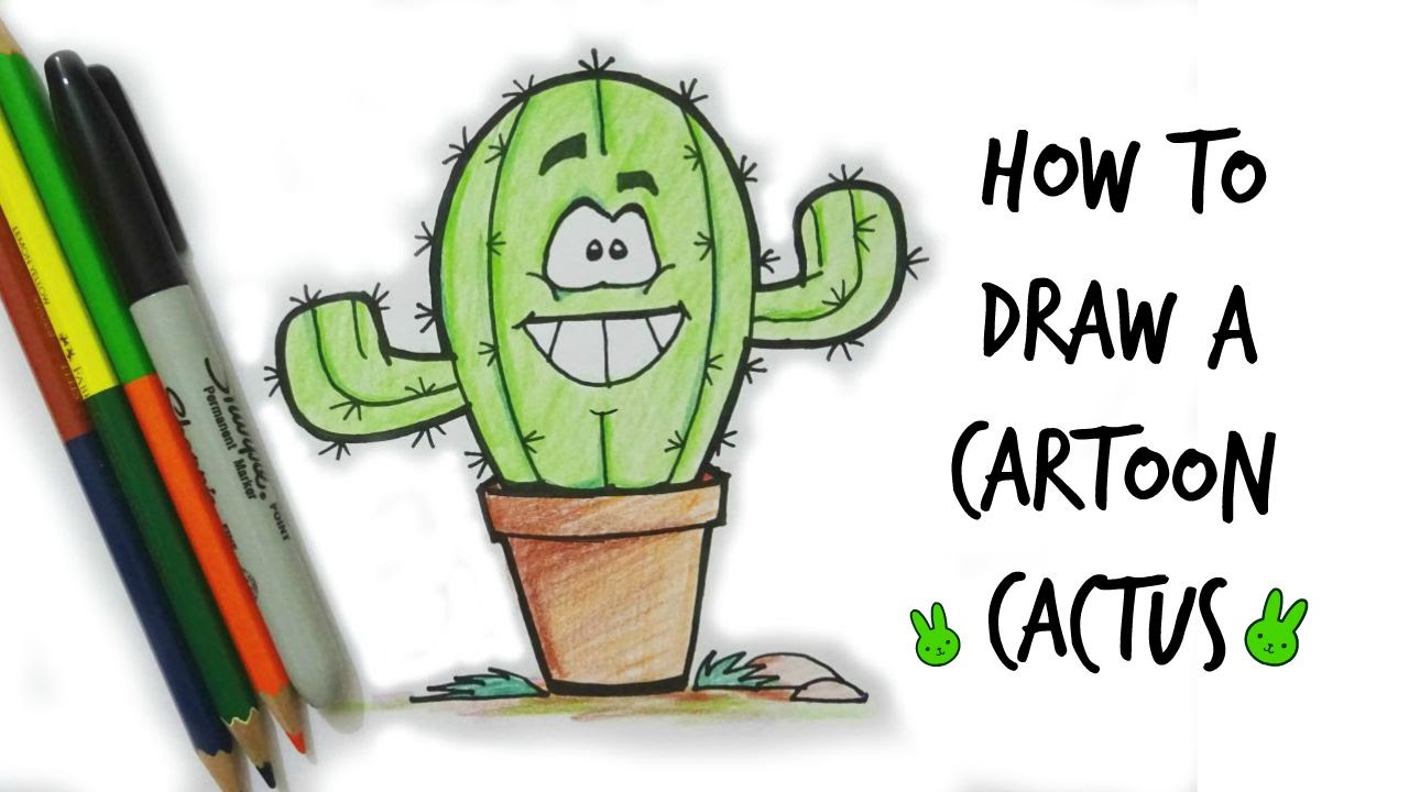 1280x720 Confidential Cactus Cartoon Images Botanical Cacti Potted Cute