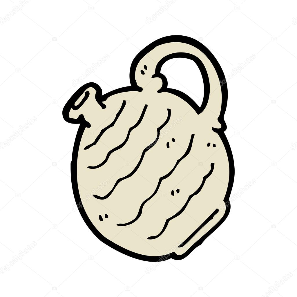 1024x1024 Pottery Jug Drawing Stock Vector Lineartestpilot