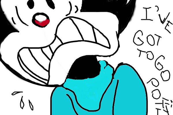 600x400 I Have To Go Potty! A Cartoons Speedpaint Drawing By Yehire