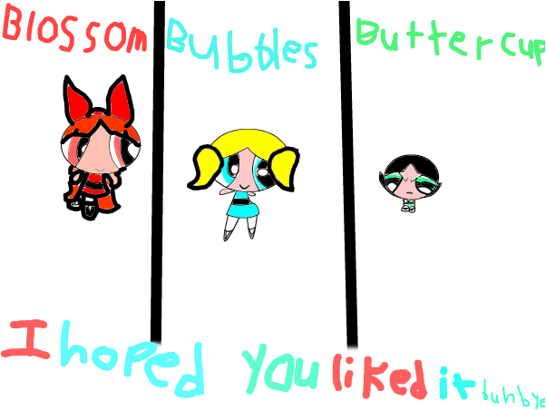 602x452 How To Draw The Powerpuff Girls