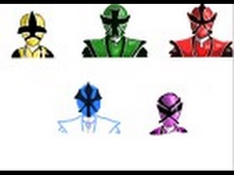 480x360 How To Draw The Power Rangers Samurai