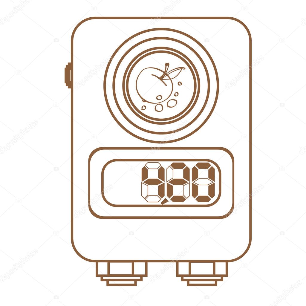 1024x1024 Power Supply Tattoo Machine Icon. Tattoo Accessory. Outline