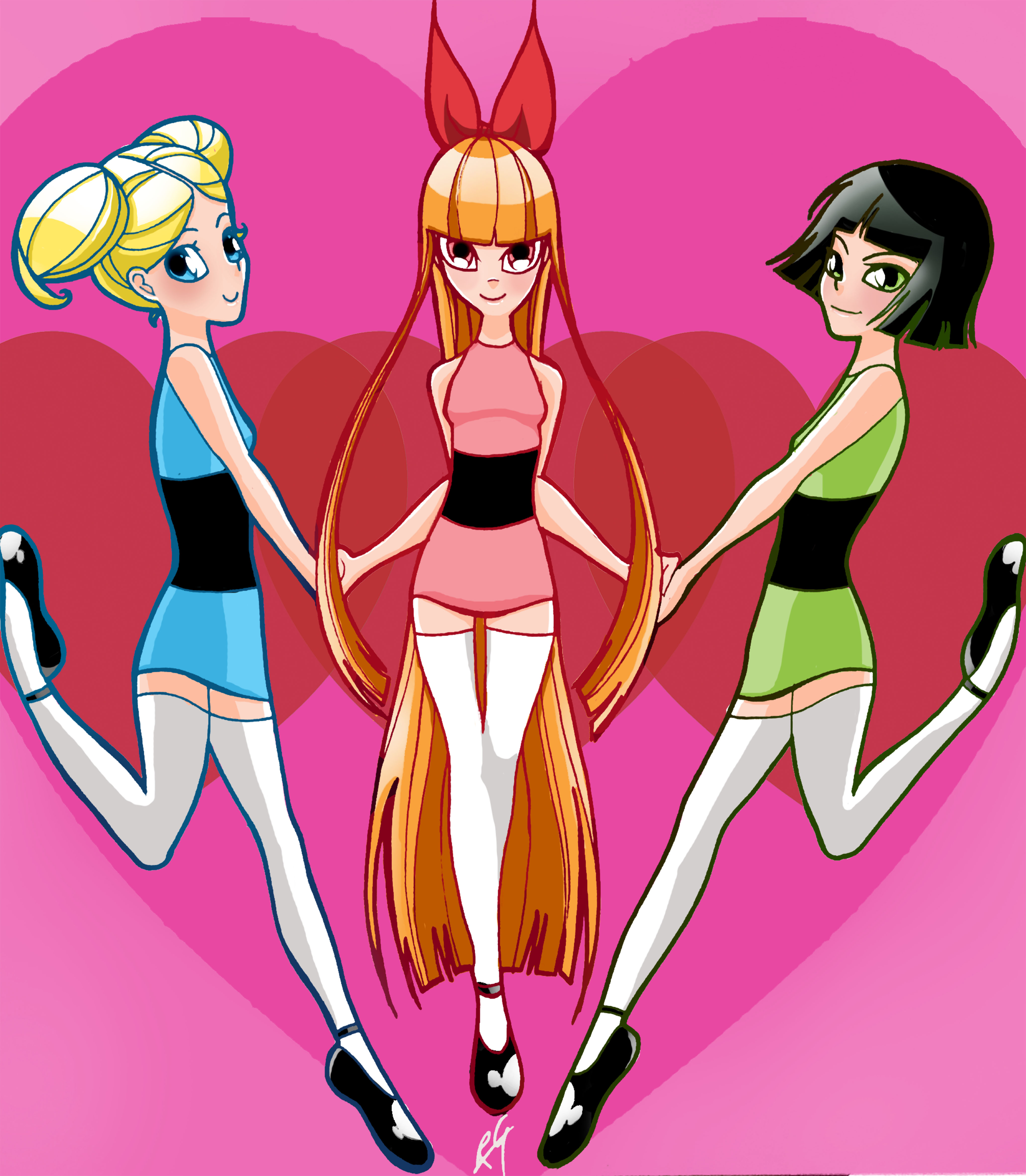 4121x4724 The Powerpuff Girls! Rossi Gifford