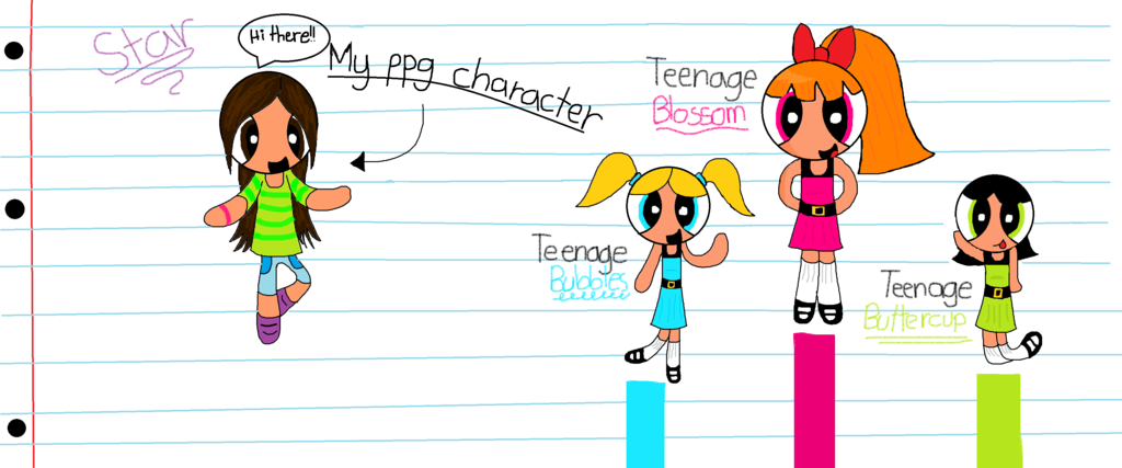 1024x427 My Old Ppg Drawing By Starrydrawer101