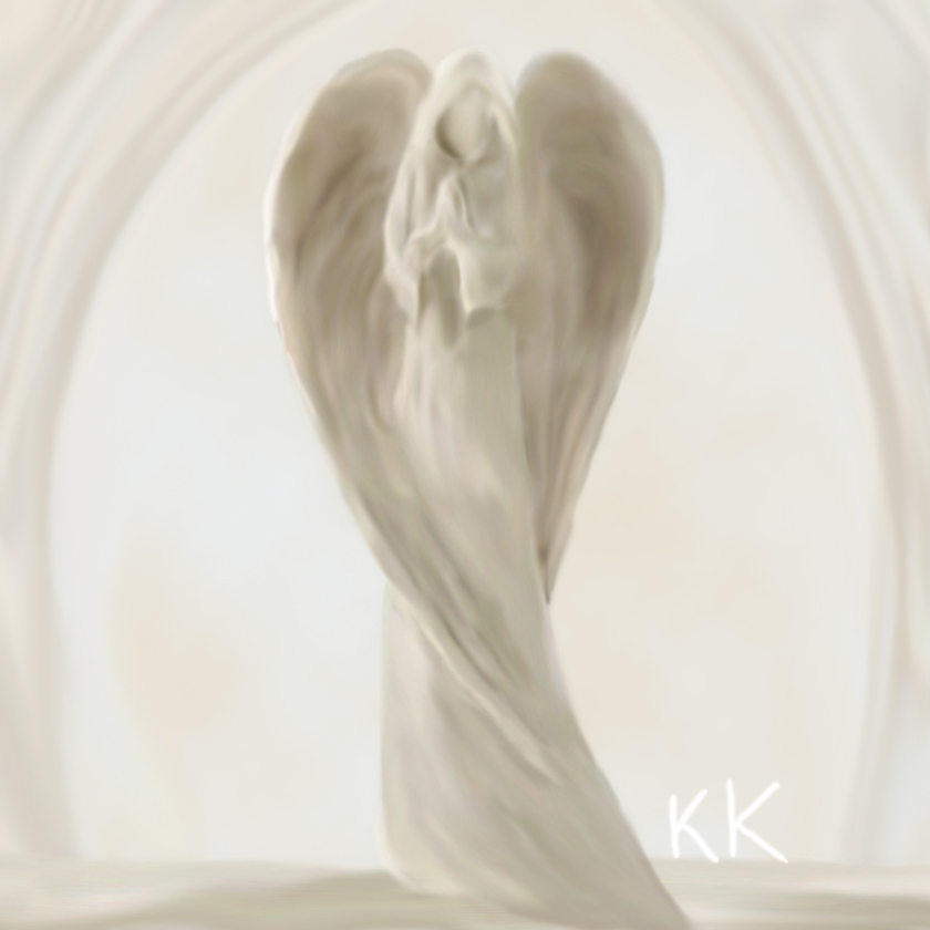 840x840 Praying Angel By Kayakure