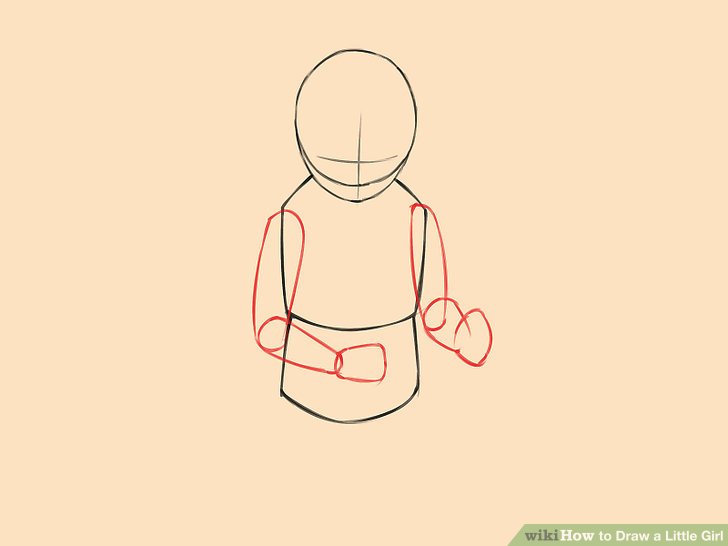 728x546 How To Draw A Little Girl (With Pictures)