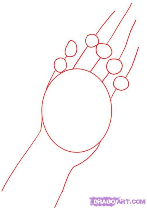 505x712 How To Draw Praying Hands Tattoo Step 9