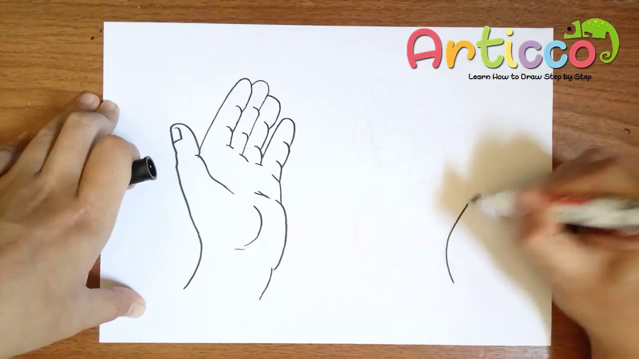 1280x720 How To Draw Praying Hands For Kids Step By Step