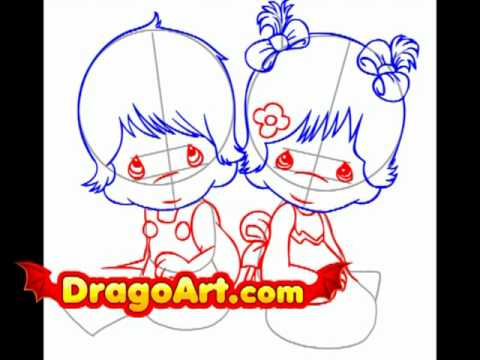 480x360 How To Draw Precious Moments, Step By Step