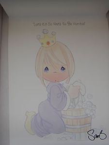 225x300 Precious Moments Drawing Lord It's So Hard To Be Humble (New) Ebay