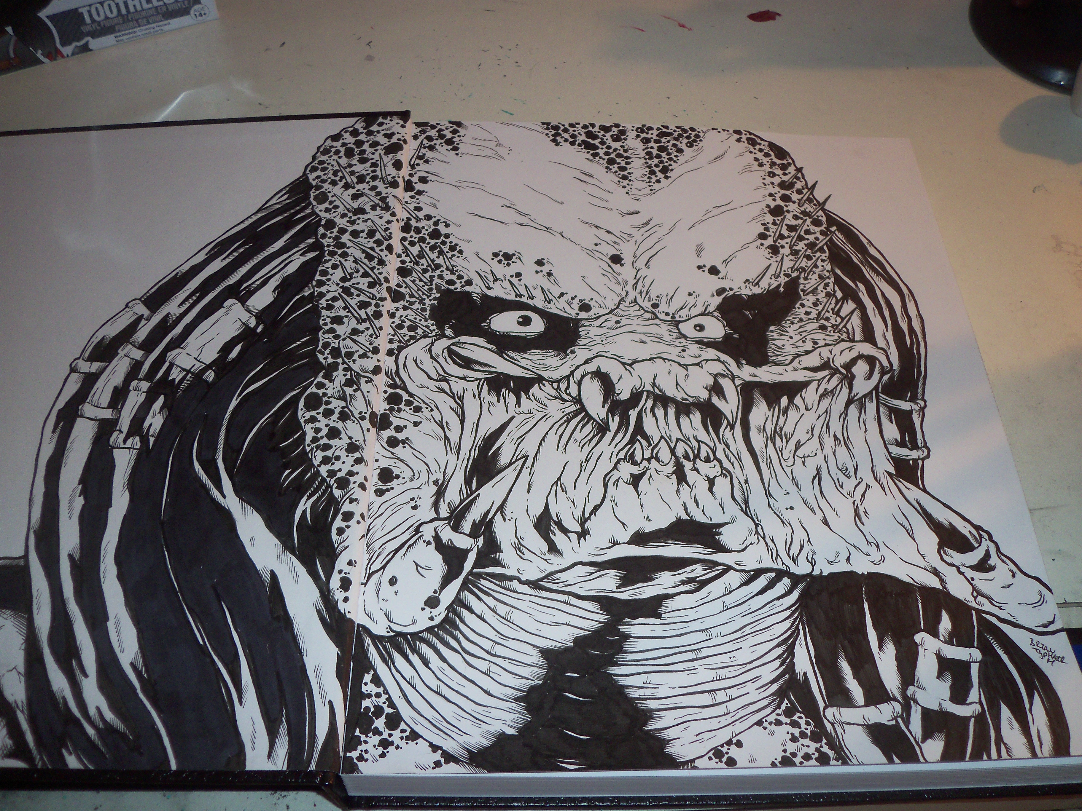 3648x2736 Predator Drawing